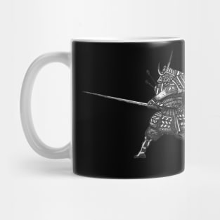 Traditional Japanese Samurai Warrior Fight Pose Mug